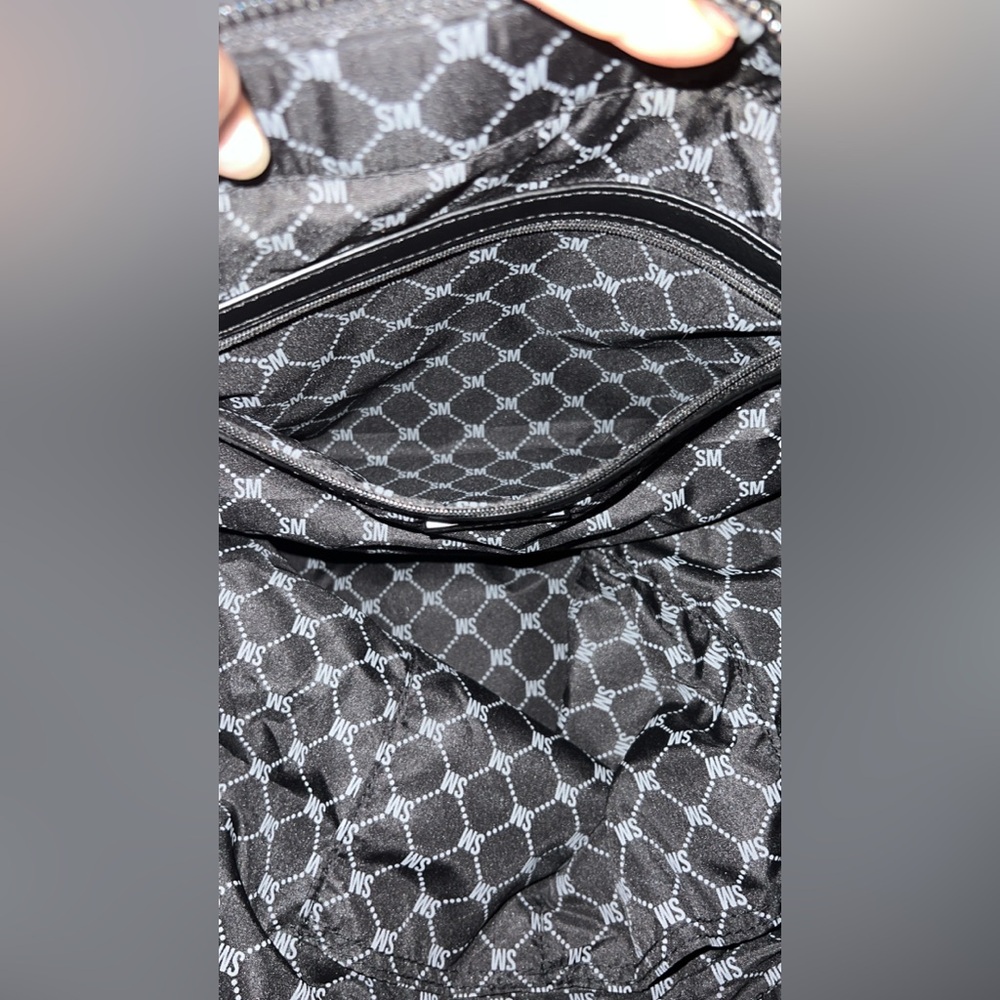 Steve Madden Nylon Tote Bag with Chain Straps - Picture 6 of 8